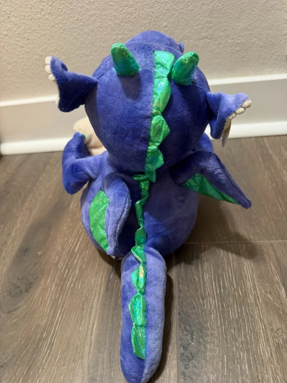 Cuddle Barn Dalton the Storytelling Dragon Purple Plush